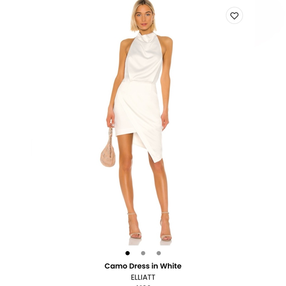 Revolve Camo Dress in White